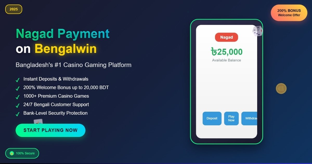 Nagad Payment on Bengalwin 2026